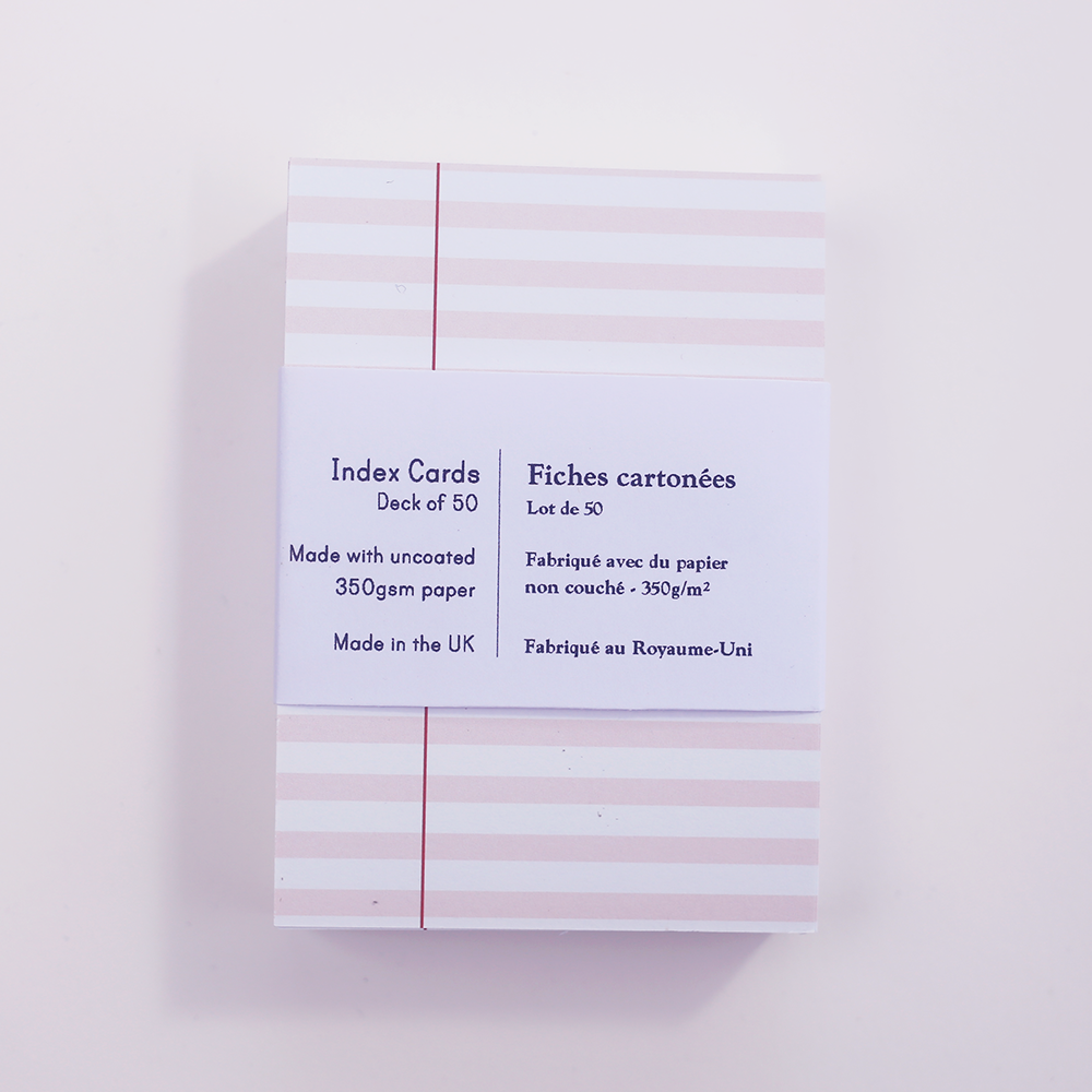 A7 Index Card - To Do pink