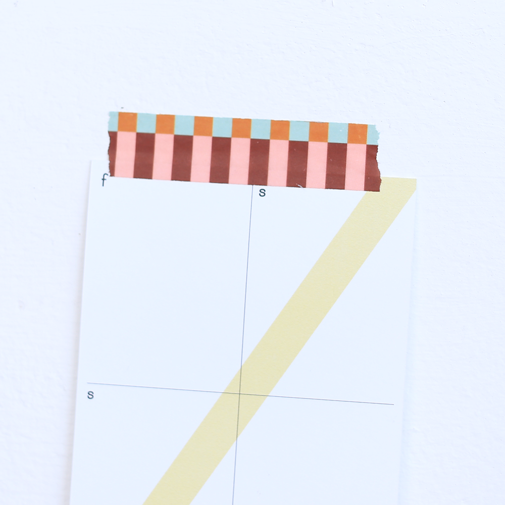 Washi Tape - Red Stripes
