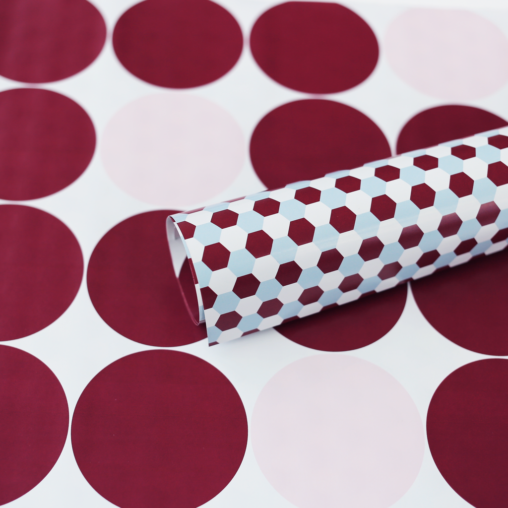 A3 Double Sided Paper – Hexagons and Circles