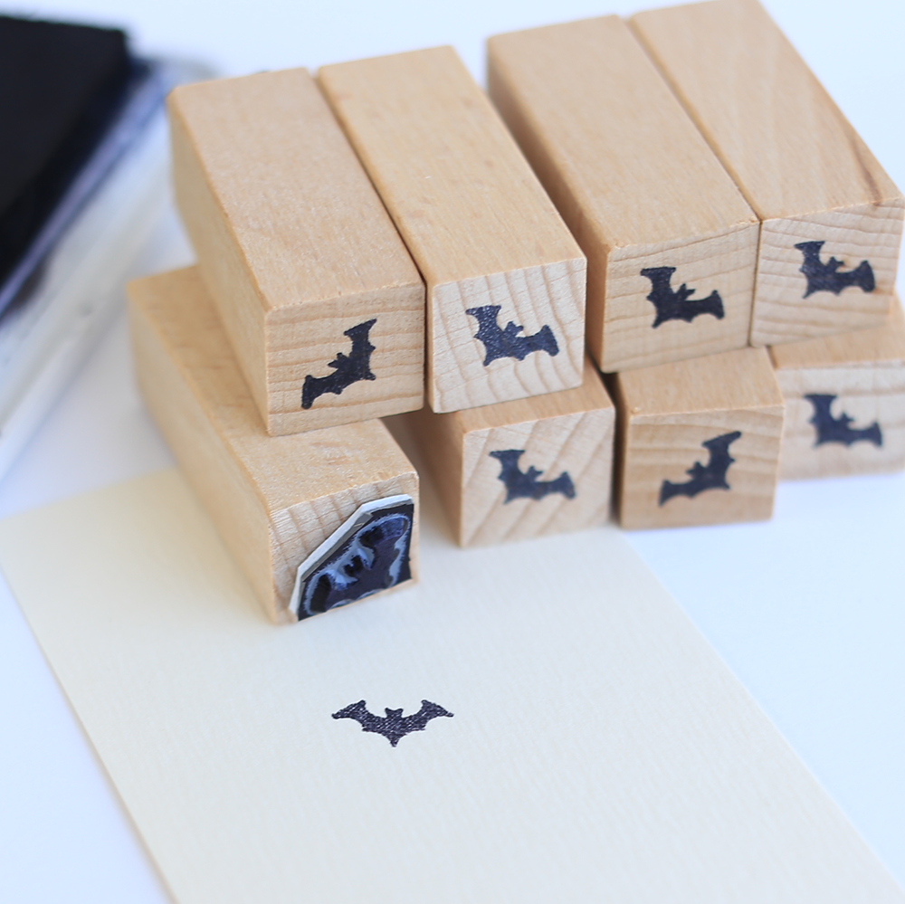 StampKitchen - Mini Rubber Stamp | Bat