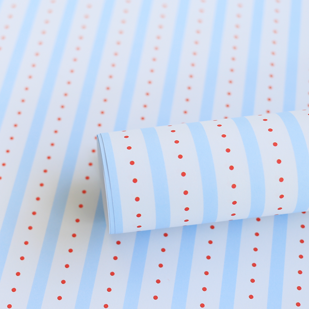 Red Blue Lines Paper