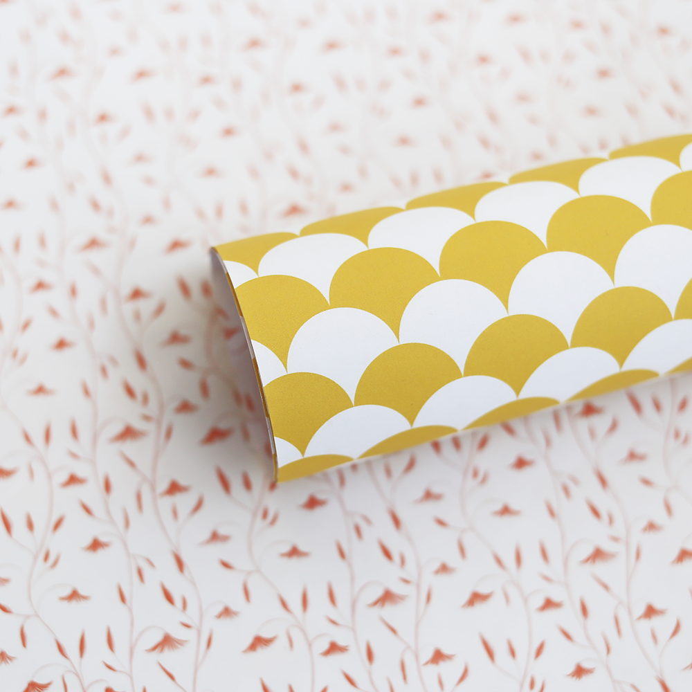 Meissa | Double-sided Yellow Bow and Red Flower Paper