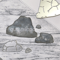 Gummiapan - Large Rocks
