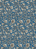 Premium Italian Gift Wrap | Genuine Florentine Paper | Carta Varese | Blue Flowers