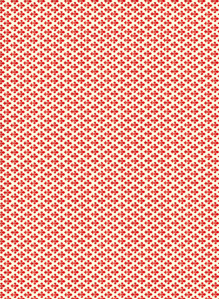 Premium Italian Gift Wrap | Genuine Florentine Paper | Carta Varese | Red Lilies