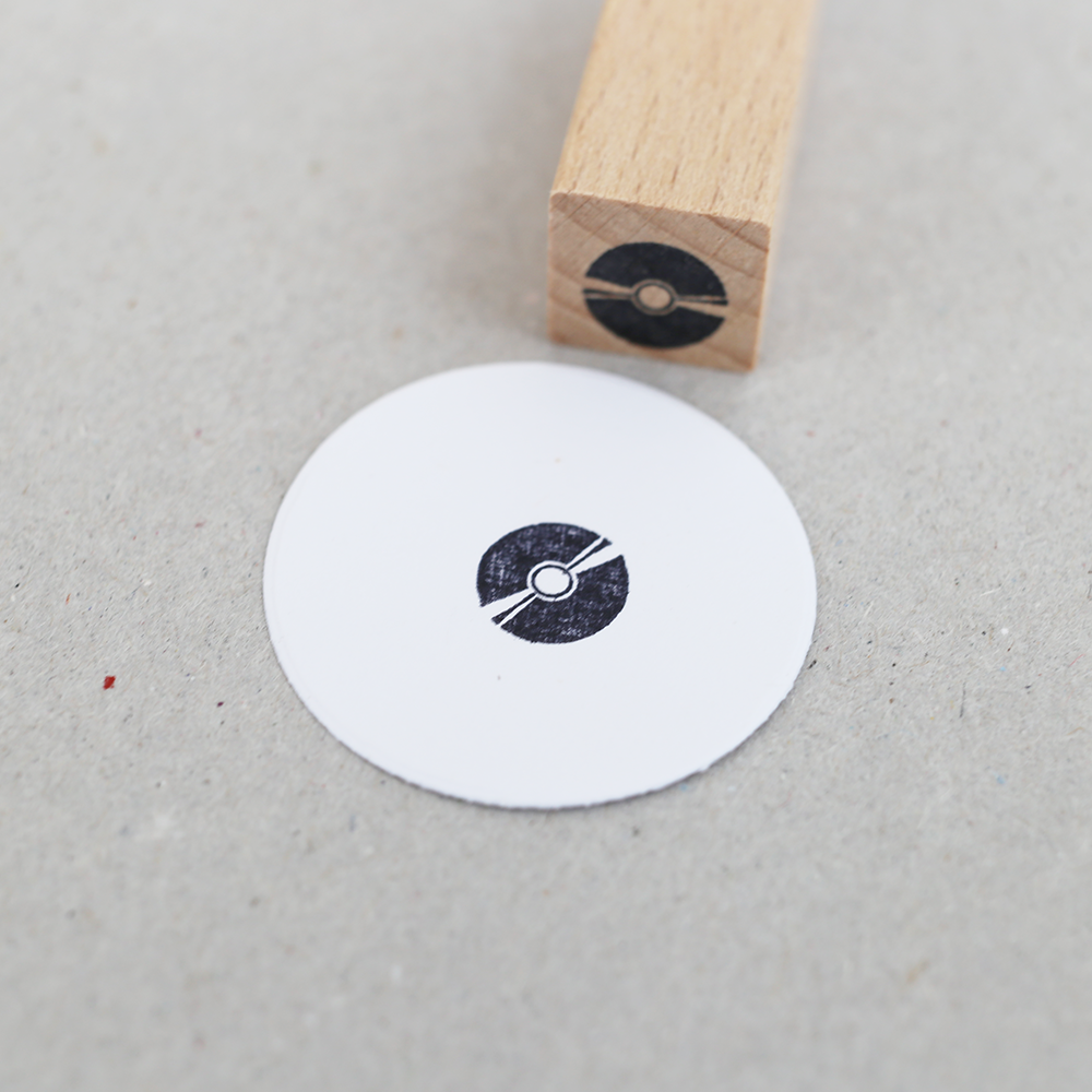 Vinyl Record Stamp