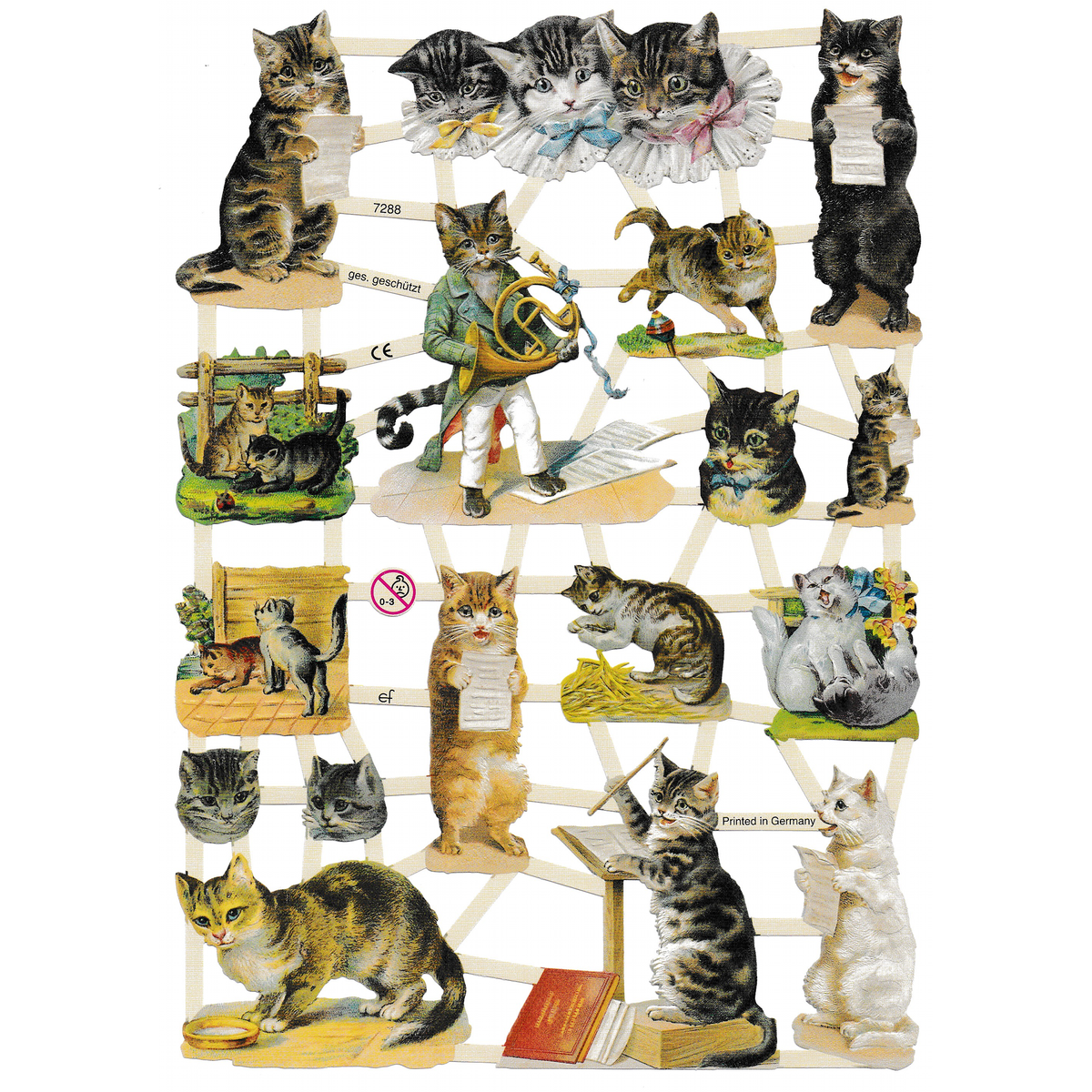 Die Cut Paper Scraps - Cats | 11 image 0