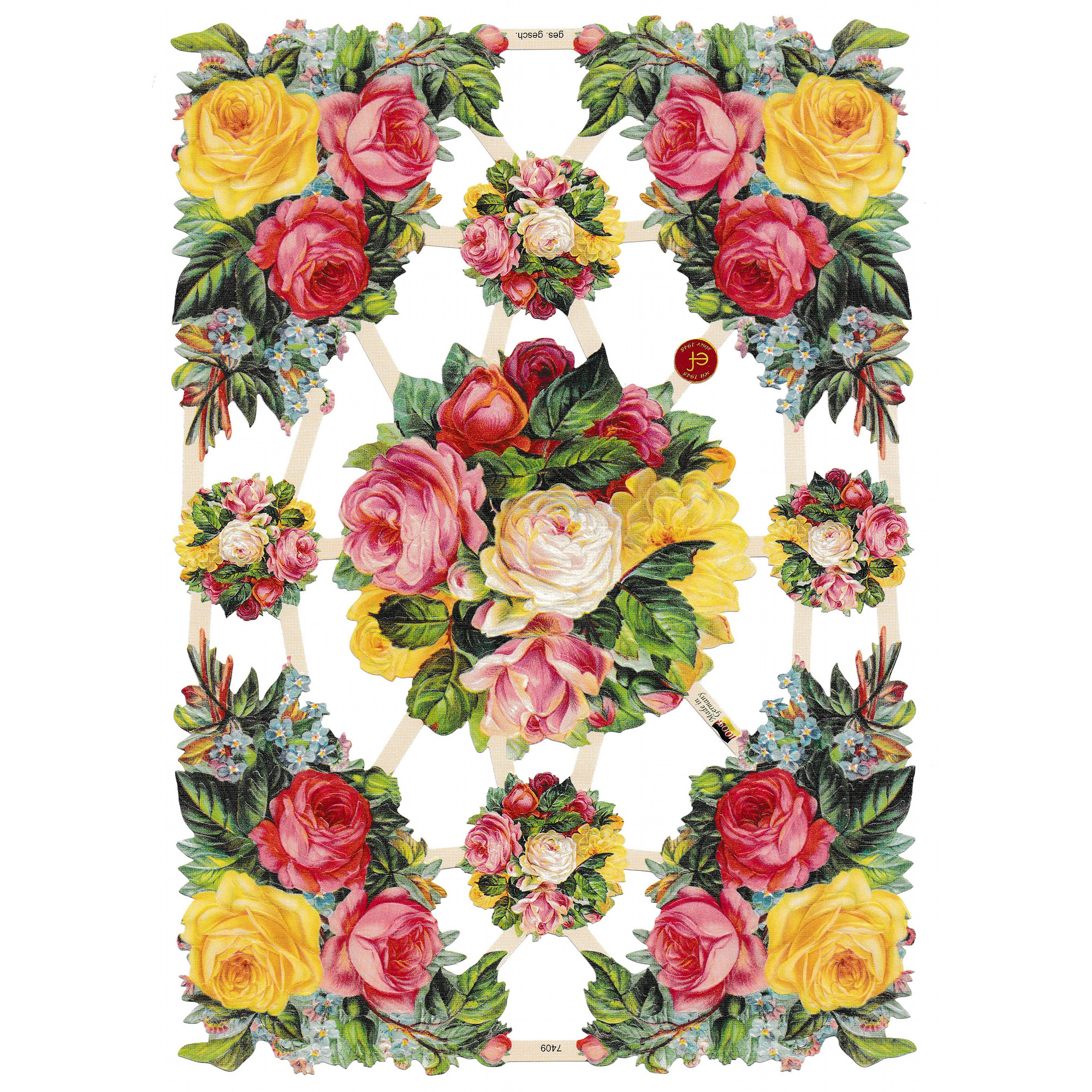 Vintage Lithography Flowers | 141 image 0