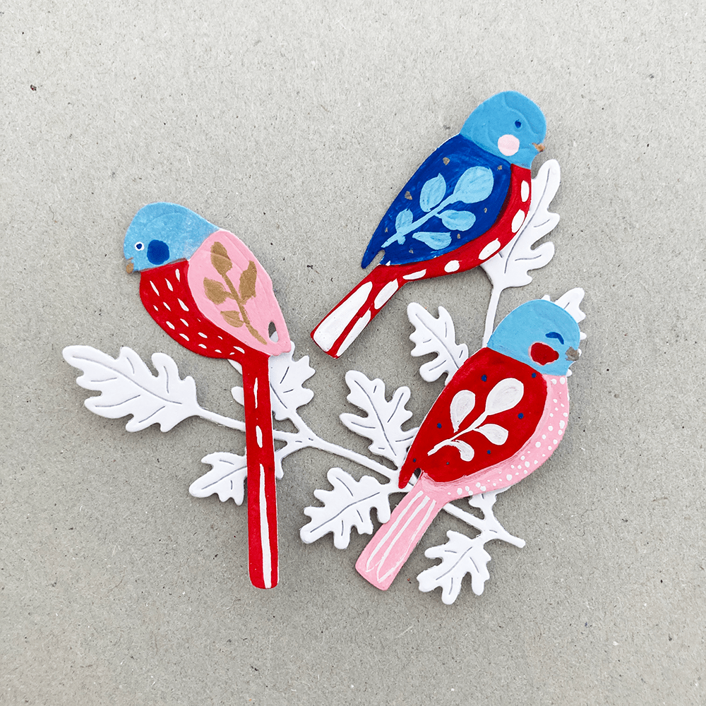 Stampkitchen -3 Birds | Cutting Dies