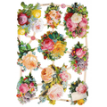 Vintage Lithography Sheet Flowers | 87 image 0