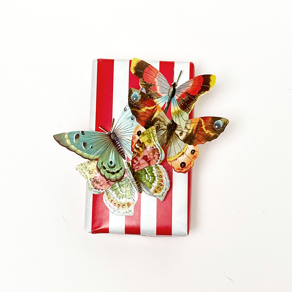 Vintage Lithography Sheet Butterflies | 93 image 1