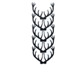 Dresden Ornaments - 5 Antlers Black image 0