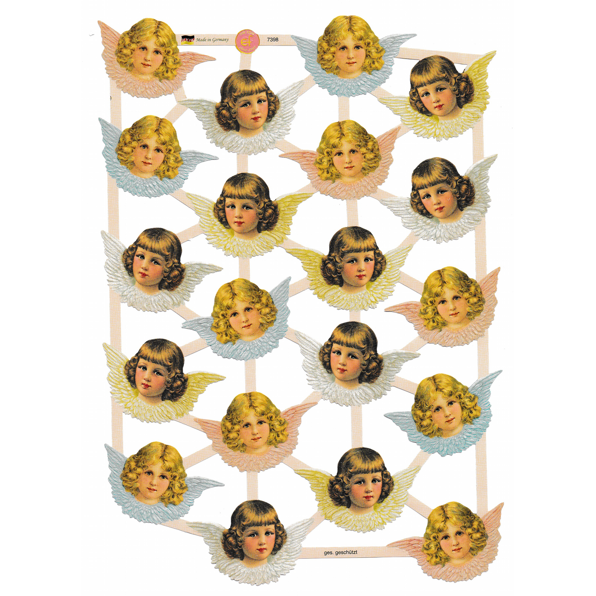 Vintage Lithography Sheet Angels | 131 image 0
