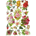 Vintage Lithography Sheet Flowers | 22 image 0