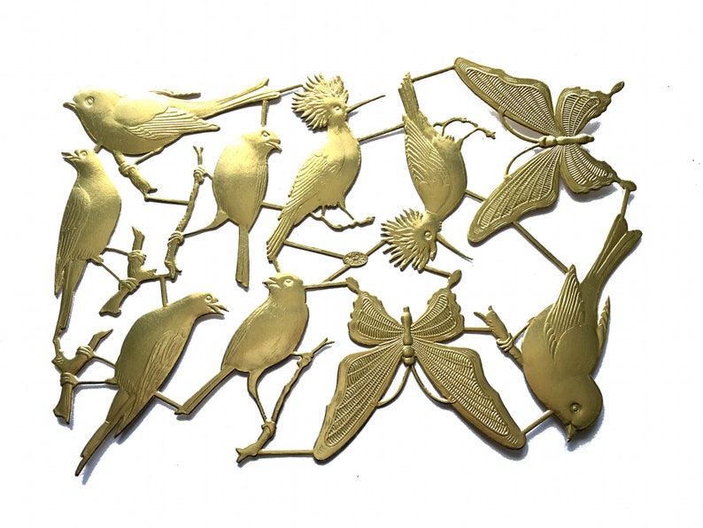 Dresden Ornaments - Birds and Butterflies image 0
