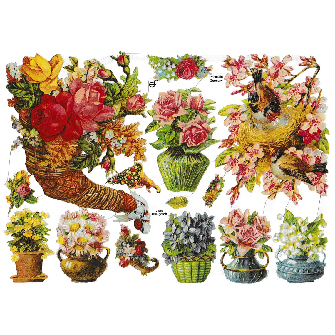 Die Cut Paper Scraps - Flowers | 24 image 0