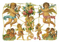 German Paper Scrap Flower Angels | 237 image 0