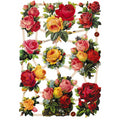 Vintage Lithography Sheet Flowers | 113 image 0