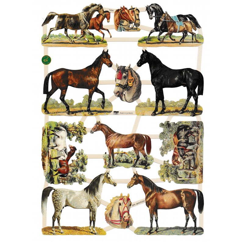 Vintage Lithography Sheet Animals | 125 image 0