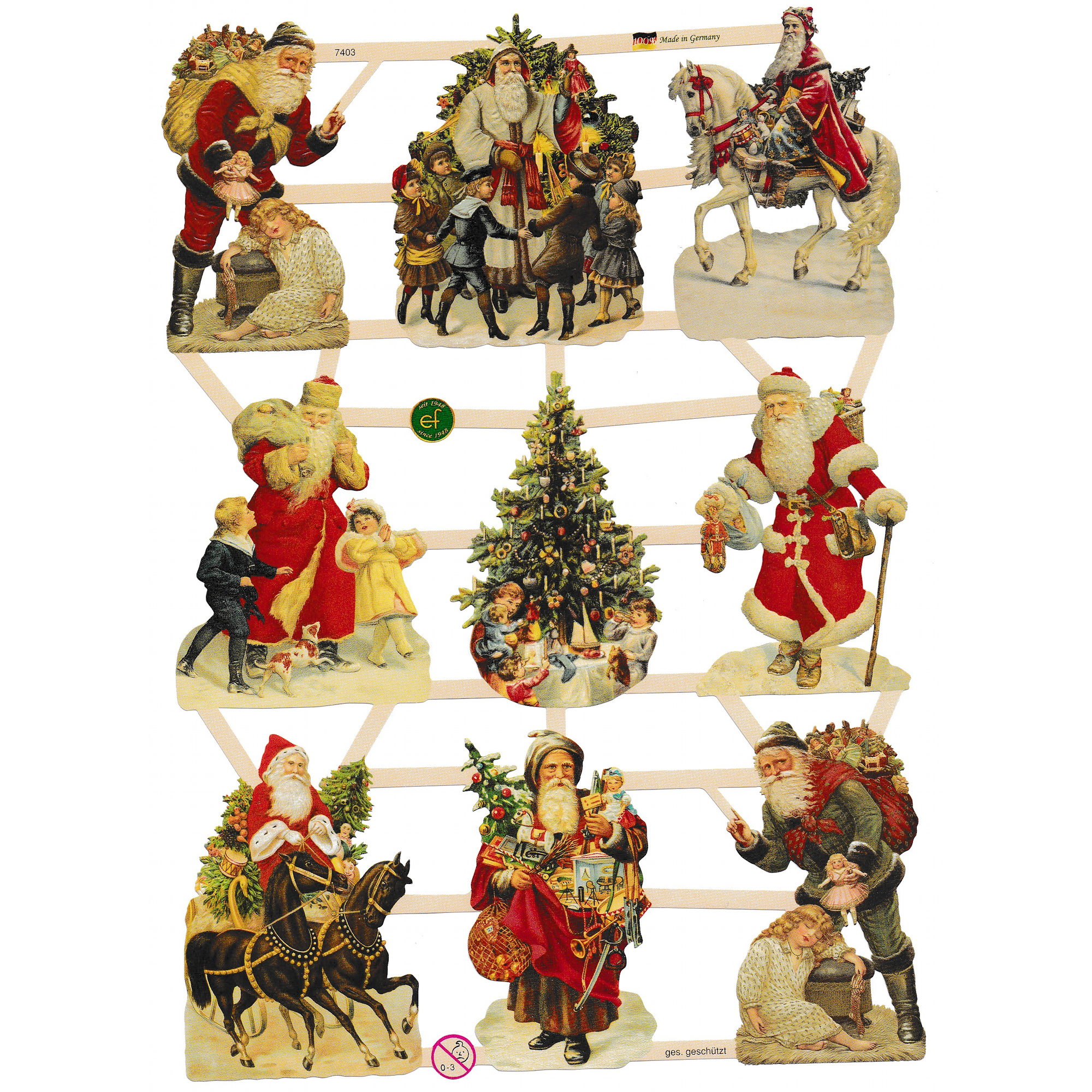 Vintage Lithography Sheet Christmas | 116 image 0