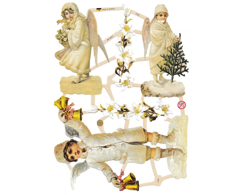 Vintage Lithography Sheet Angels | 179 image 0