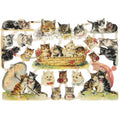 Vintage Lithography Sheet Cats |191 image 0