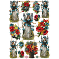 Die Cut Paper Scraps - Victorian Flowers | 28 image 0