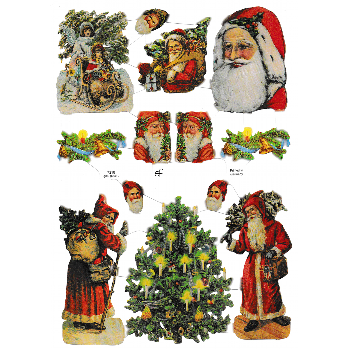 Vintage Lithography Sheet Christmas | 133 image 0