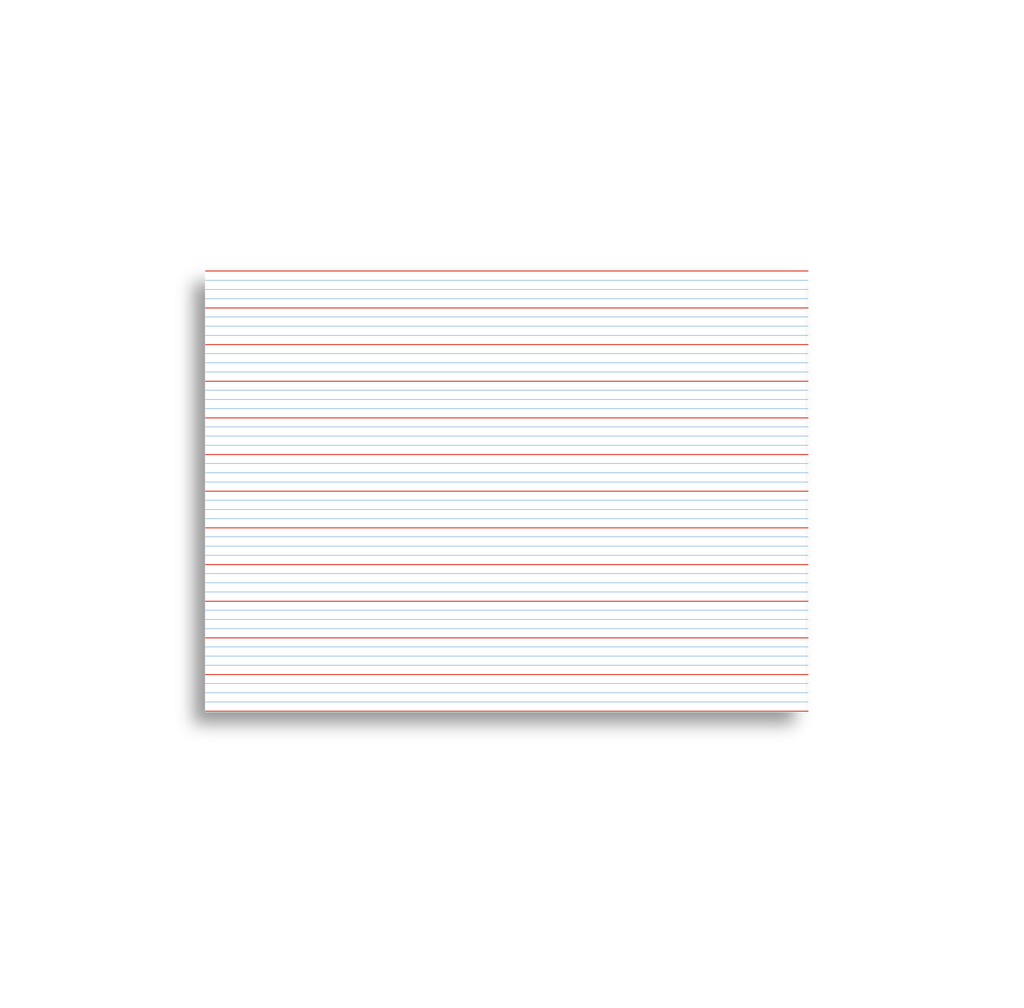 A7 Index Card - French Lines
