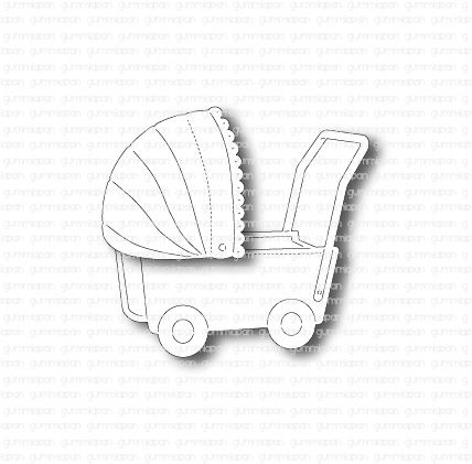 Gummiapan - Doll's cart