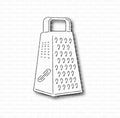 Gummiapan - Grater