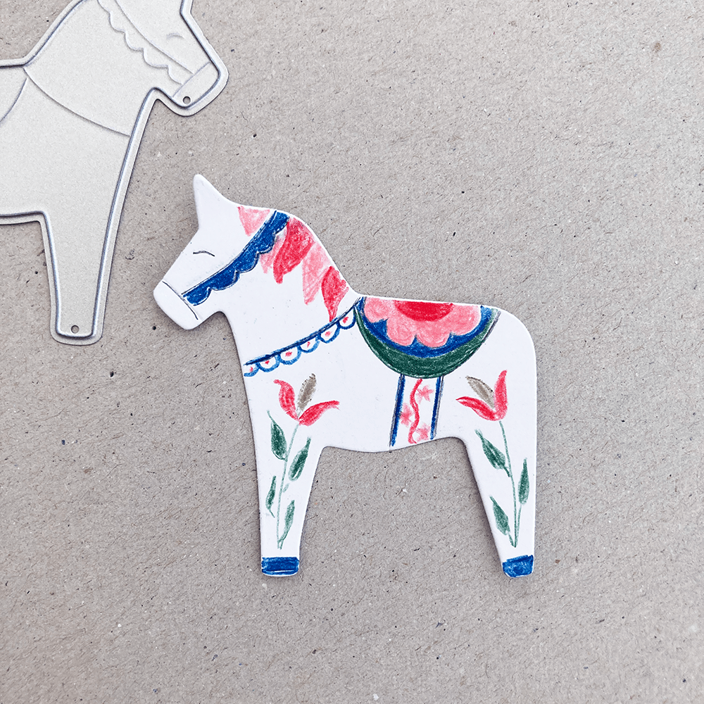 Stampkitchen - Dala Horse | Cutting Die