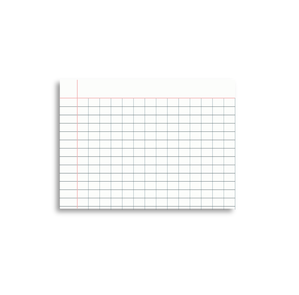 A7 Index Card - Grid