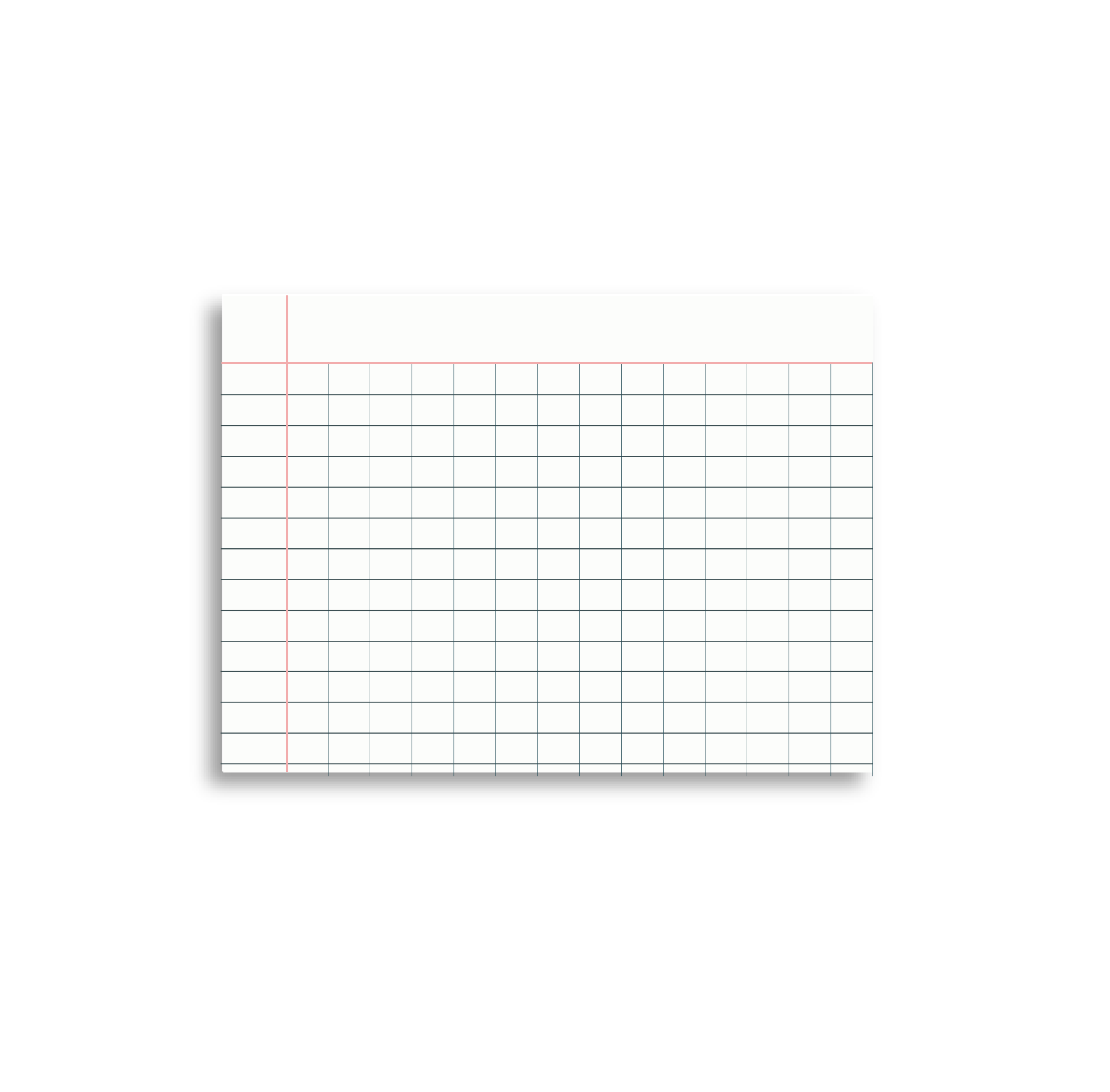 A7 Index Card - Grid