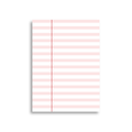 A7 Index Card - To Do pink