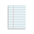 A7 Index Card - To Do blue